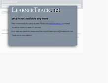 Tablet Screenshot of alpha.learnertrack.net
